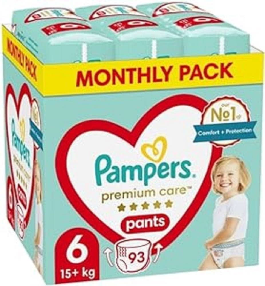 Pampers scutece mărimea 2 (4-8kg), scutece Premium Care, 68 bucăți