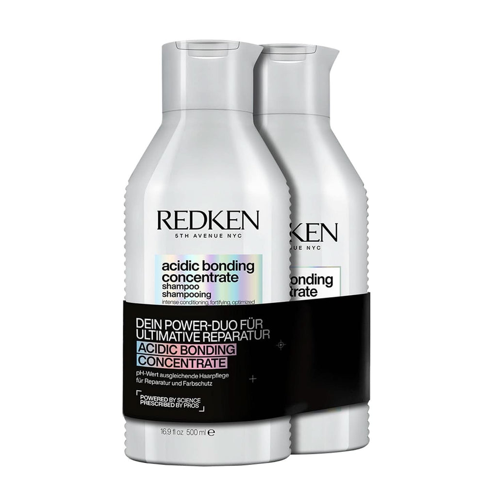 Redken XL Pflegeset Für Schutz Vor Farbverlust, Konzentrierte All-In-One Formel, Für Mehr Glanz Und Geschmeidigkeit, Acidic Bonding Concentrate Shampoo 500 Ml & Conditioner 500 Ml