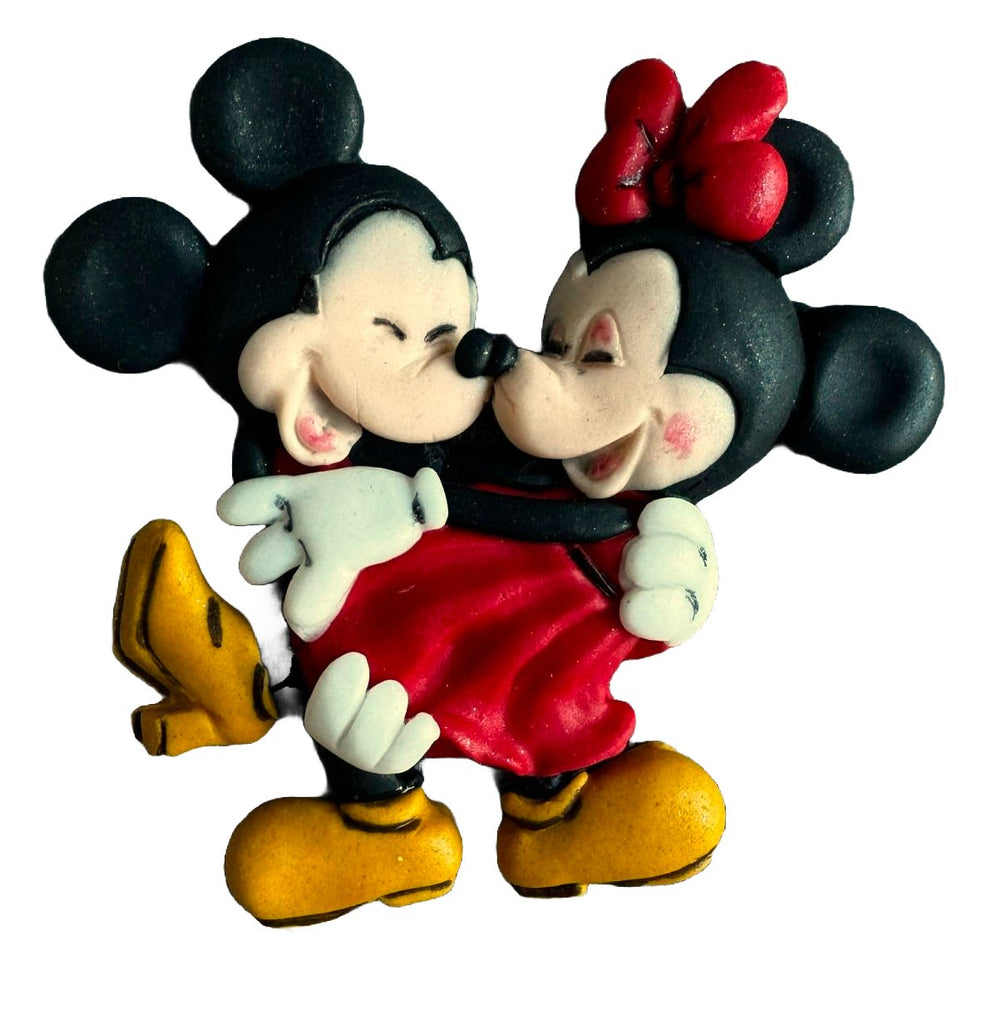 Decoratiune comestibila din zahar, Mickey si Minnie Mouse - Nati Shop